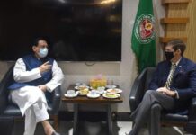 চট্টগ্রামে আসতে পারে মার্কিন বিনিয়োগ। মেয়রের সাথে সাক্ষাৎকারে মার্কিন রাষ্ট্রদূত মিলার।