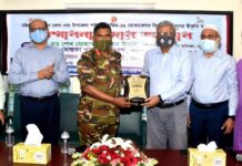 করোনা প্রতিরোধে স্বাস্থ্য বিভাগ চ্যালেঞ্জ নিয়ে কাজ করছে। অনুষ্ঠানে বক্তারা