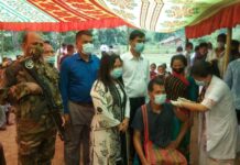 কমিউনিটি সেবা। রাঙ্গামাটির দুর্গম পাহাড়ে গণটিকা দান