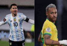 মেসি-নেইমারের নৈপুণ্যে জয় পেলো ব্রাজিল ও আর্জেন্টিনা