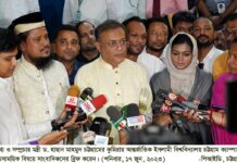 বিএনপি’র তত্ত্বাবধায়ক সরকারের দাবি এখন মাঠে মারা গেছে : তথ্যমন্ত্রী